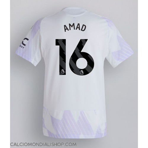 Maglie da calcio Manchester United Amad Diallo #16 Seconda Maglia 2025-26 Manica Corta